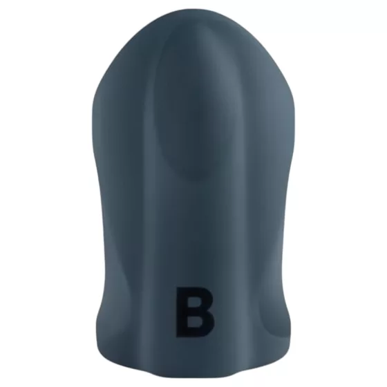 Boners - Rechargeable Vibrating Open Masturbator (Gray)