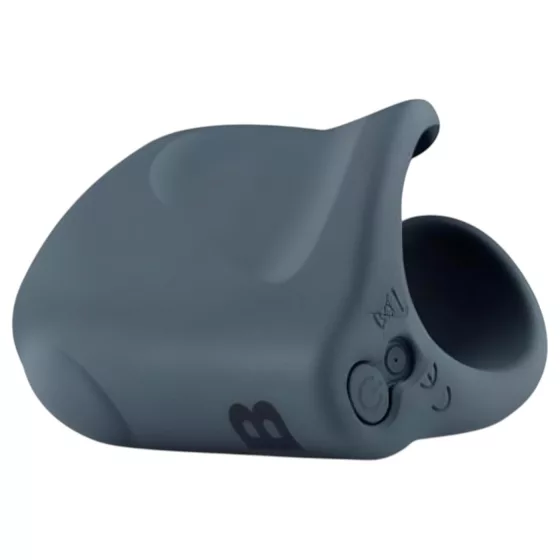 Boners - Rechargeable Vibrating Open Masturbator (Gray)