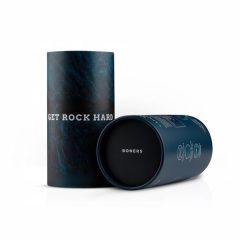Boners - Rechargeable Vibrating Open Masturbator (Gray)