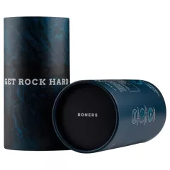 Boners - Rechargeable Vibrating Open Masturbator (Gray)