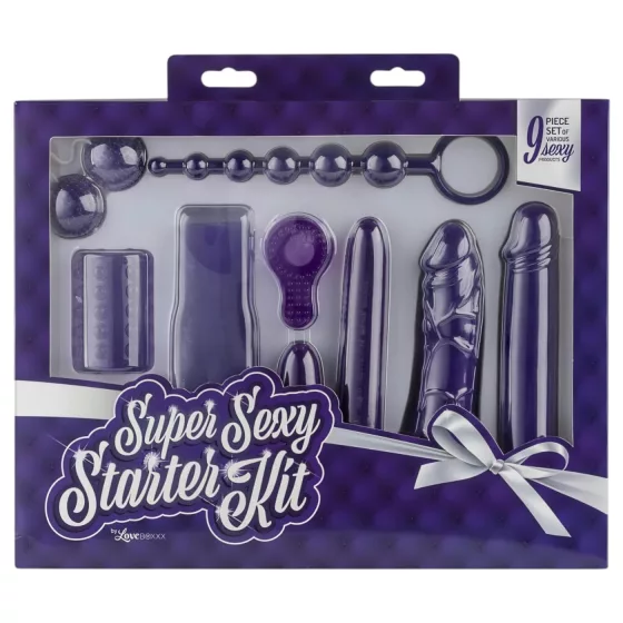 LoveBoxxx Super Sexy - Vibrator Set (9 Pieces)