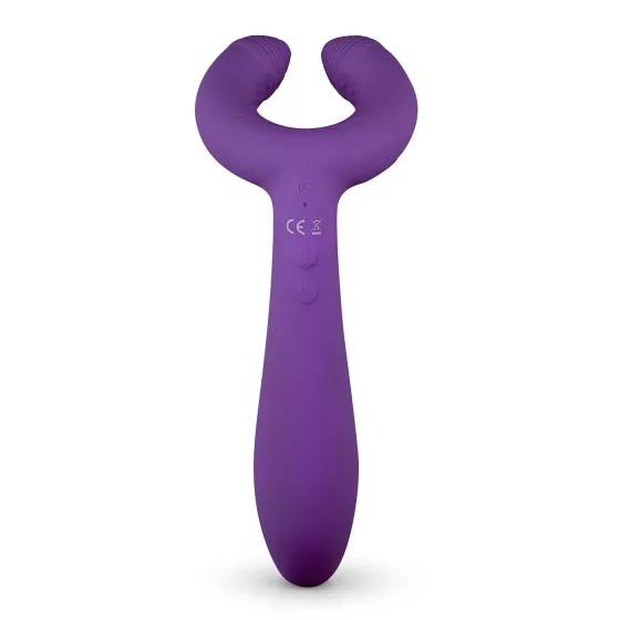 Easytoys Couple - Rechargeable, Waterproof Couple's Vibrator (Purple)