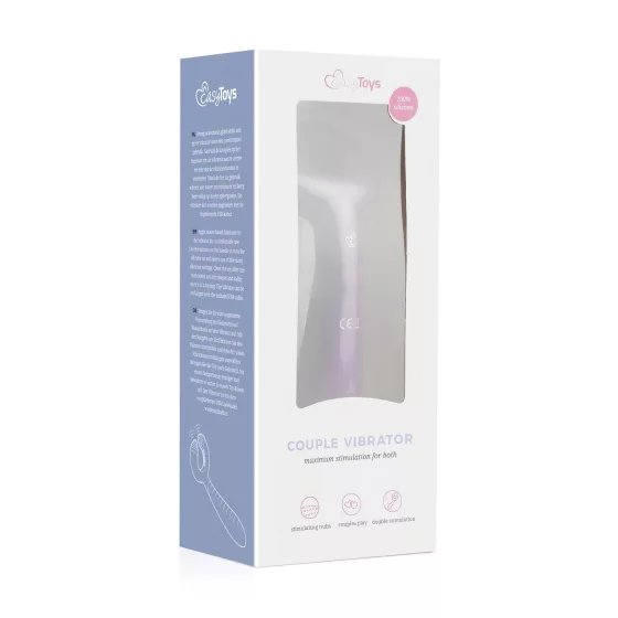 Easytoys Couple - Rechargeable, Waterproof Couple's Vibrator (Purple)