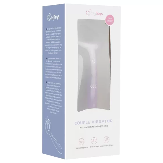 Easytoys Couple - Rechargeable, Waterproof Couple's Vibrator (Purple)