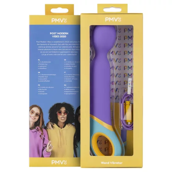 PMV20 Base Wand - Rechargeable Massager (Purple)