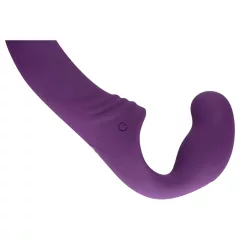 Easytoys - Rechargeable Strapless Strap-On Vibrator (Purple)
