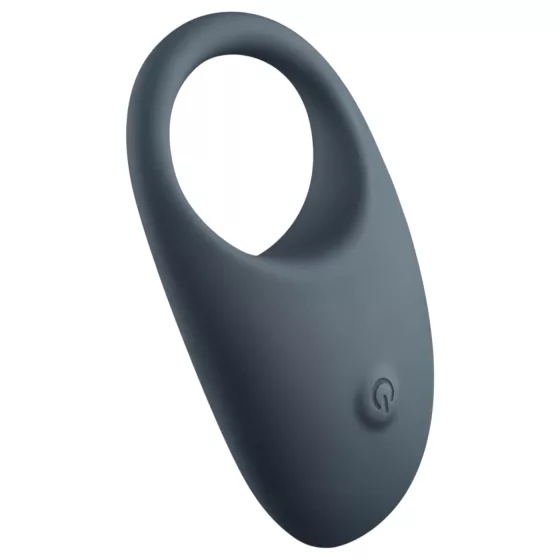 Boners - Rechargeable, Waterproof Vibrating Cock Ring (Grey)