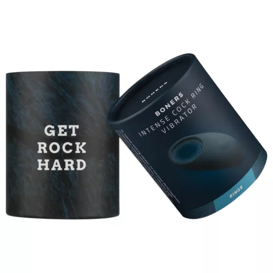 Boners - Rechargeable, Waterproof Vibrating Cock Ring (Grey)