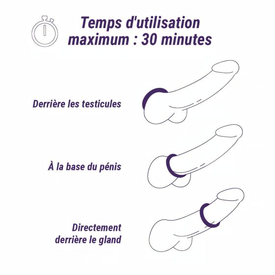 Boners - Rechargeable, Waterproof Vibrating Cock Ring (Grey)
