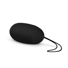   Easytoys - Rechargeable Waterproof Remote Control Vibrating Egg (Black)