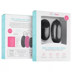   EasyToys - wearable, rechargeable, waterproof remote‑control vibrating egg (black)