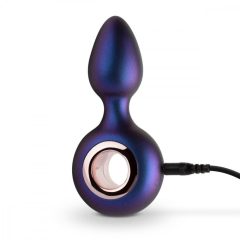   Hueman Deep Space - Rechargeable anal vibrator with teething ring (purple)