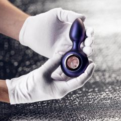   Hueman Deep Space - Rechargeable anal vibrator with teething ring (purple)