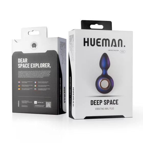 Hueman Deep Space - Rechargeable Anal Vibrator (Purple)