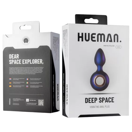 Hueman Deep Space - Rechargeable Anal Vibrator (Purple)