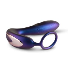   Hueman Black Hole - Purple Remote Anal Vibrator with Cock Ring