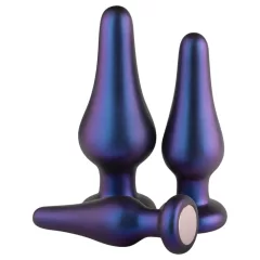 Hueman Comets - Silicone Anal Plug Set (3 Pieces) - Purple