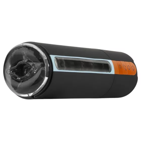 CRUIZR CP03 - Rechargeable Suction Vibrating Stroker (Black)