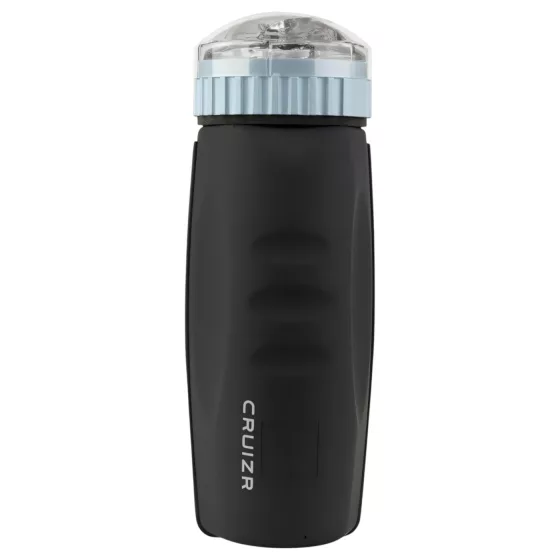 CRUIZR CM05 - Rechargeable Thrusting & Suction Male Toy (Black-Blue)