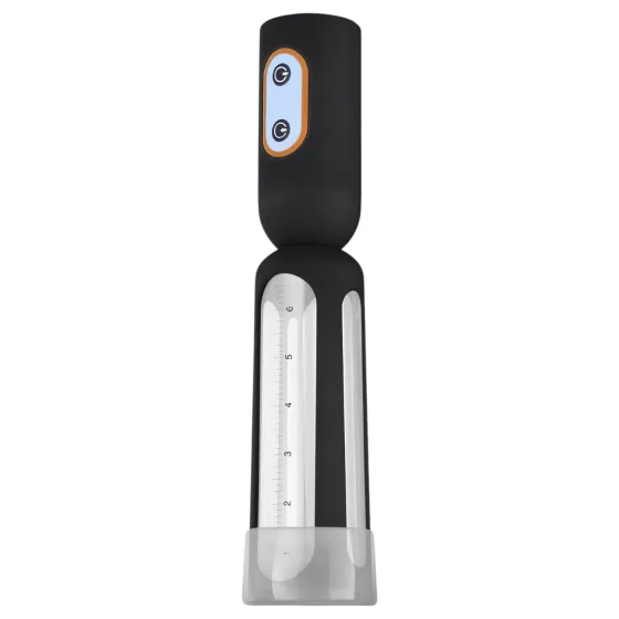 CRUIZR CS08 - Rechargeable Automatic Penis Pump (Black-Clear)
