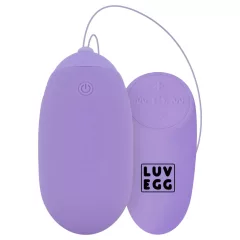   LUV EGG XL - wearable, rechargeable wireless vibrating egg (purple)