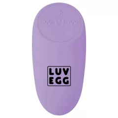   LUV EGG XL - wearable, rechargeable wireless vibrating egg (purple)