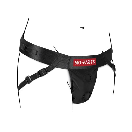 No-Parts Taylor - Adjustable Strap Harness with Dual O-Rings (Sizes S-L)