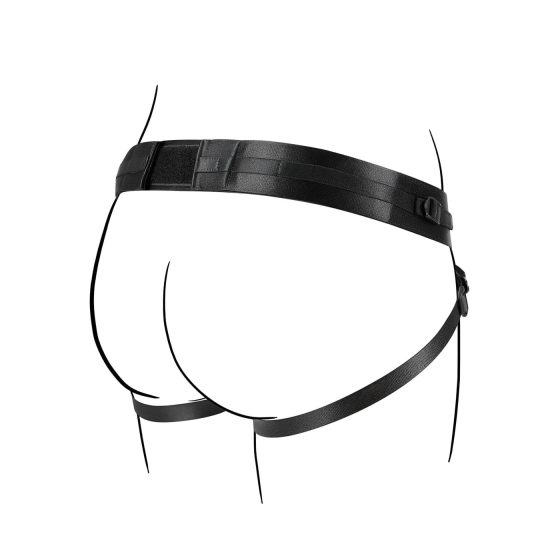No-Parts Taylor - Adjustable Strap Harness with Dual O-Rings (Sizes S-L)