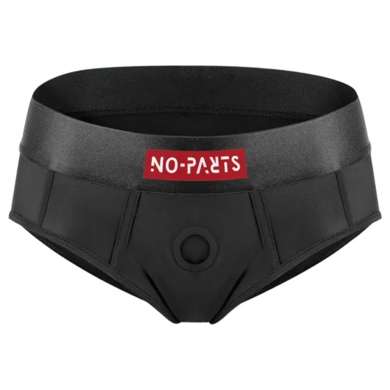 No-Parts Robin - Clip-On Briefs (Black) - L