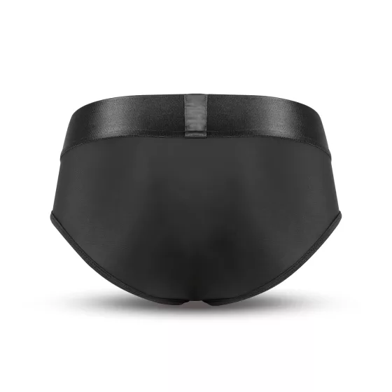 No-Parts Robin - Clip-On Briefs (Black) - L