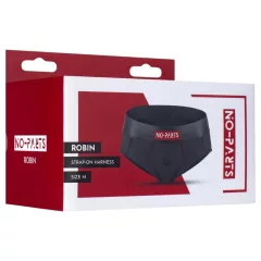 No-Parts Robin - Clip-On Briefs (Black) - L
