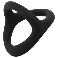   Easytoys Desire Ring - Flexible Penis and Testicle Ring (Black)