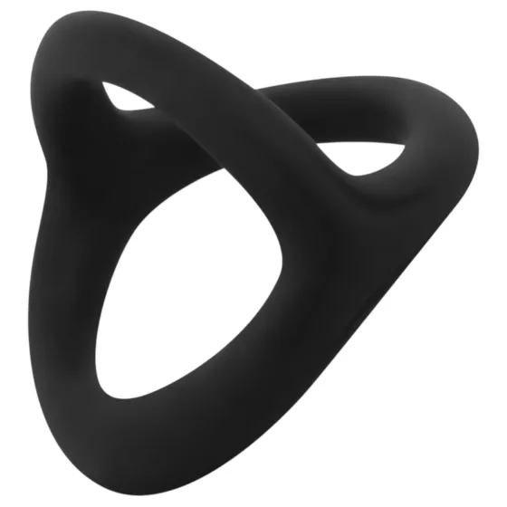 Easytoys Desire Ring - Flexible Penis and Testicle Ring (Black)