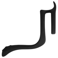   EasyToys Pleasure Ring - Flexible Black Penis and Testicle Ring