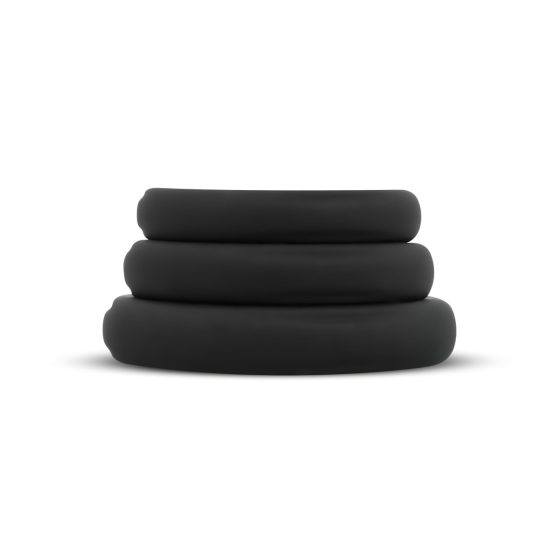 Easytoys Explore Ring - 3-Piece Black Penis Ring Set
