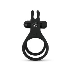 Easytoys Share Ring - Vibrating Black Penis & Testicle Ring