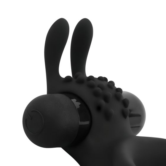 Easytoys Share Ring - Vibrating Black Penis & Testicle Ring