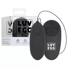 LUV EGG - Rechargeable, Wireless Vibrating Egg (Black)