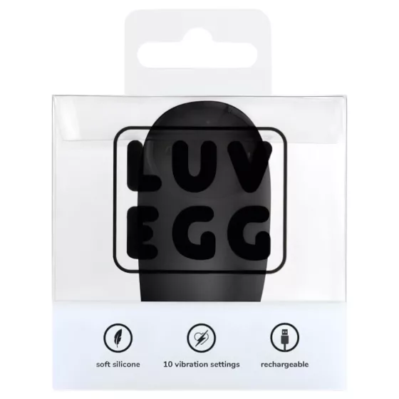 LUV EGG - Rechargeable, Wireless Vibrating Egg (Black)