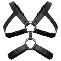 Rocco Bedroom Fantasies - Black Body Harness Top (S-XL)