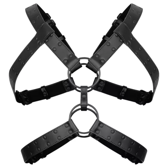 Rocco Bedroom Fantasies - Black Body Harness Top (S-XL)