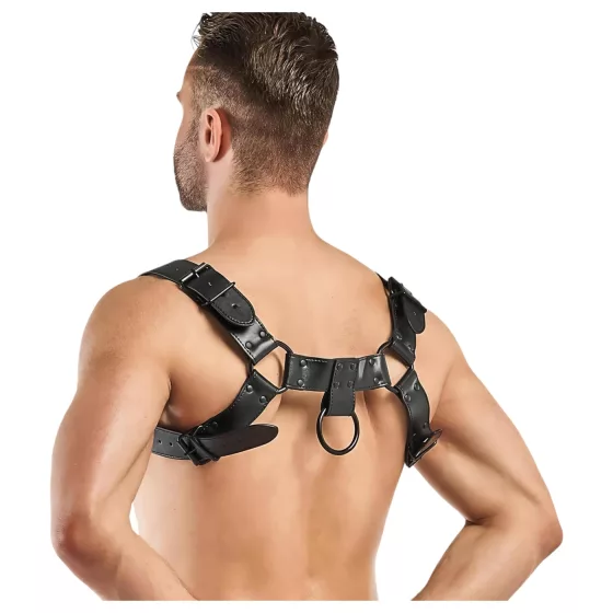 Bedroom Fantasies Bruno - black body harness top (S-XL)