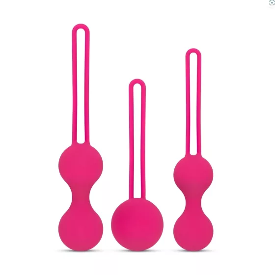 Easytoys LoveBalls - 3-Piece Kegel Ball Set (Pink)