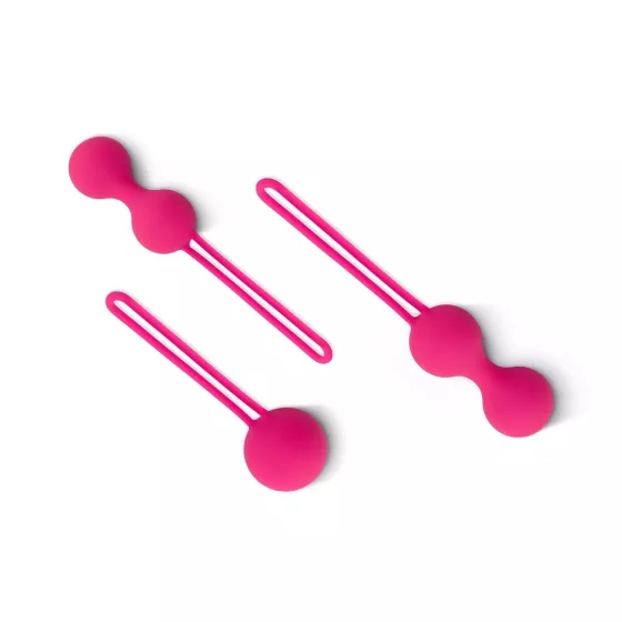 Easytoys LoveBalls - 3-Piece Kegel Ball Set (Pink)