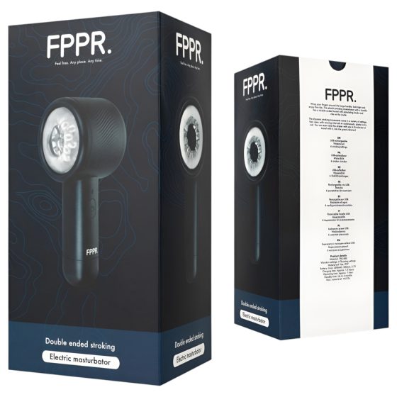 FPPR - Rechargeable Black Vibration Masturbator