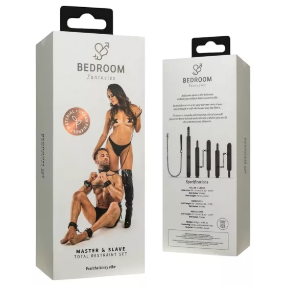Bedroom Fantasies - Complete Restraint Set - 4 Pieces (Black)
