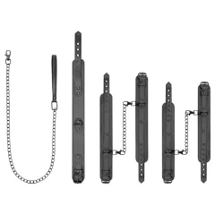   Bedroom Fantasies - Complete Restraint Set - 4 Pieces (Black)