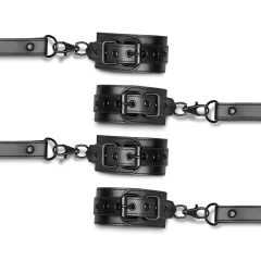 Bedroom Fantasies - Black Ankle & Wrist Cuffs