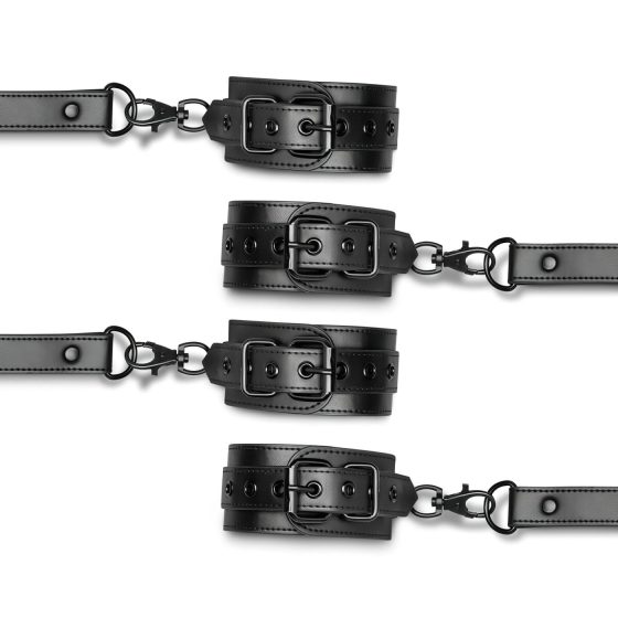 Bedroom Fantasies - Black Ankle & Wrist Cuffs