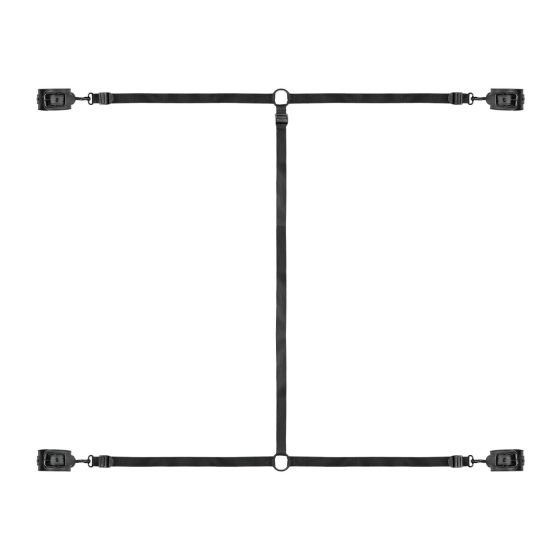 Bedroom Fantasies - Bed Restraint Set (Black)